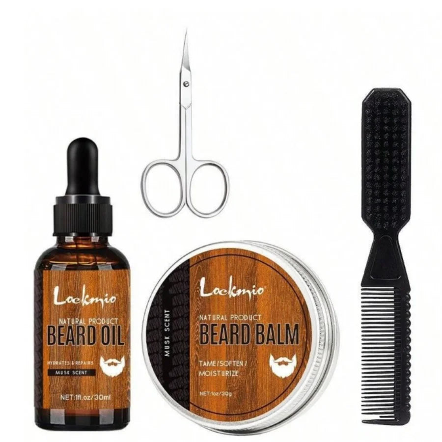 Men Beard Balm Kit Whisker
