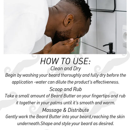 Men Beard Balm Kit Whisker