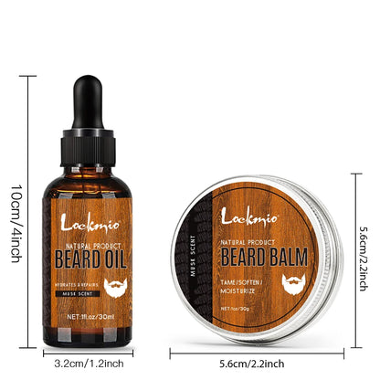 Men Beard Balm Kit Whisker